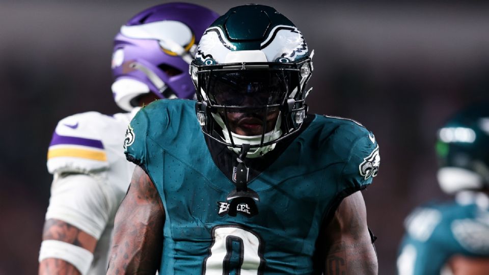 D'Andre Swift corrió para 175 yardas y logró un 'TD' en el triunfo de Eagles ante Vikings