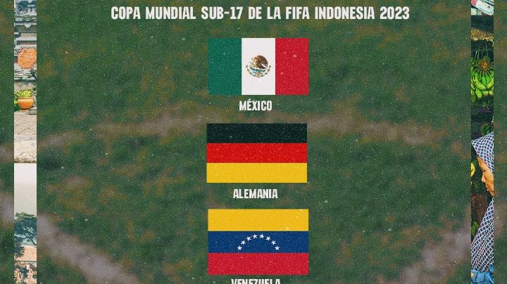 México comparte grupo con Alemania en Mundial Sub-17