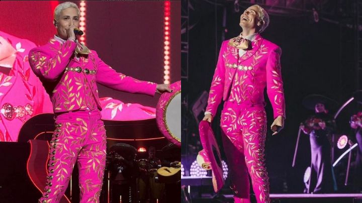 Christian Chávez vuelve a usar traje charro rosa y su diseñador revela el precio 