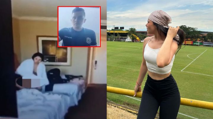 Ella es la mujer captada en transmisión polémica con comentarista deportivo