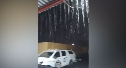 Se registra lluvia de fuerte a intensa en Linares