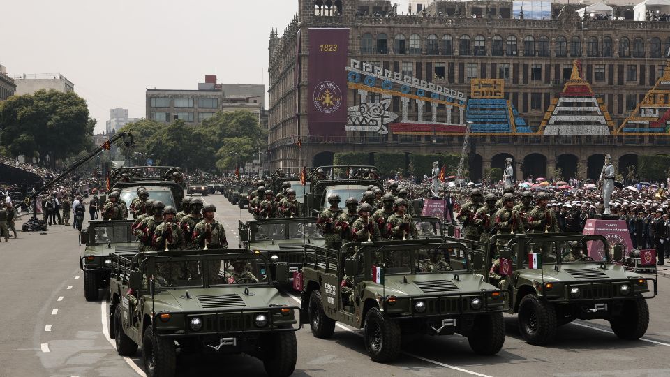 Desarrollo del desfile cívico militar de este sábado de septiembre de 2023.