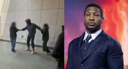 Jonathan Majors detiene pelea de jovenes y recibe críticas en redes