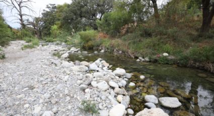 Sequía en NL: Baja el nivel de agua en el río La Silla