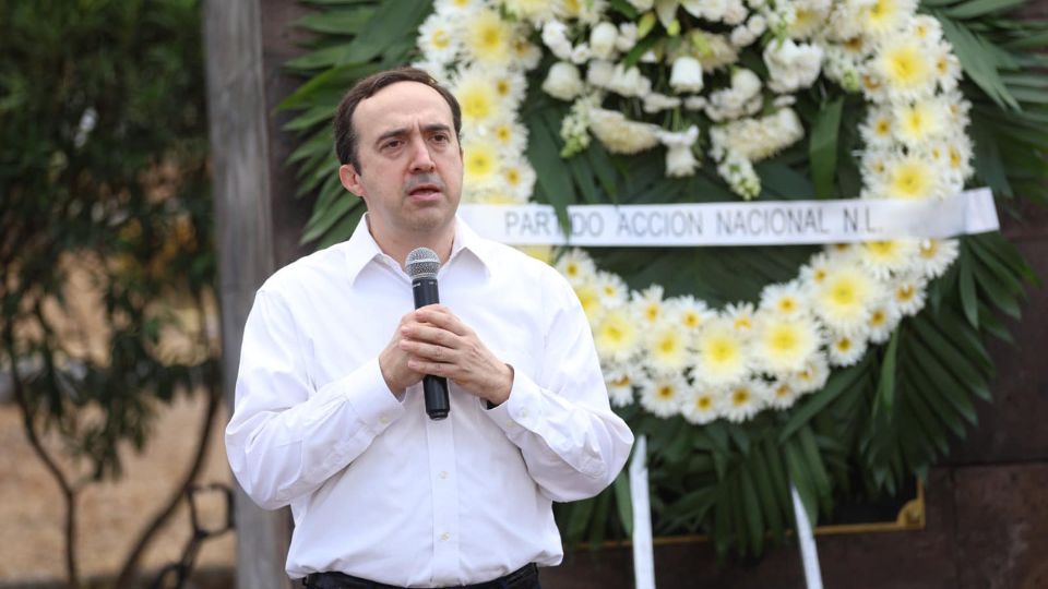 Hernán Salinas Wolberg, líder del PAN en Nuevo León.