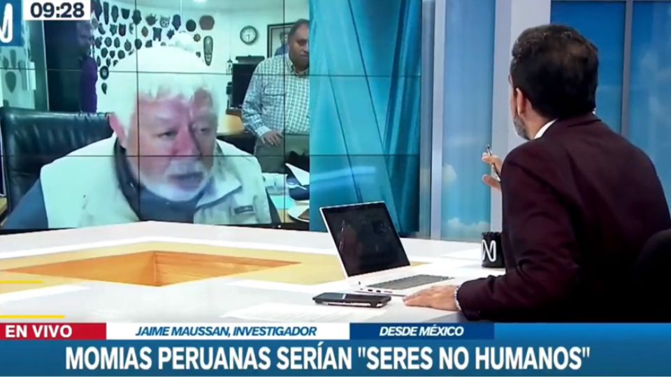 Jaime Maussan y Fernando Llanos pelean en vivo durante entrevista