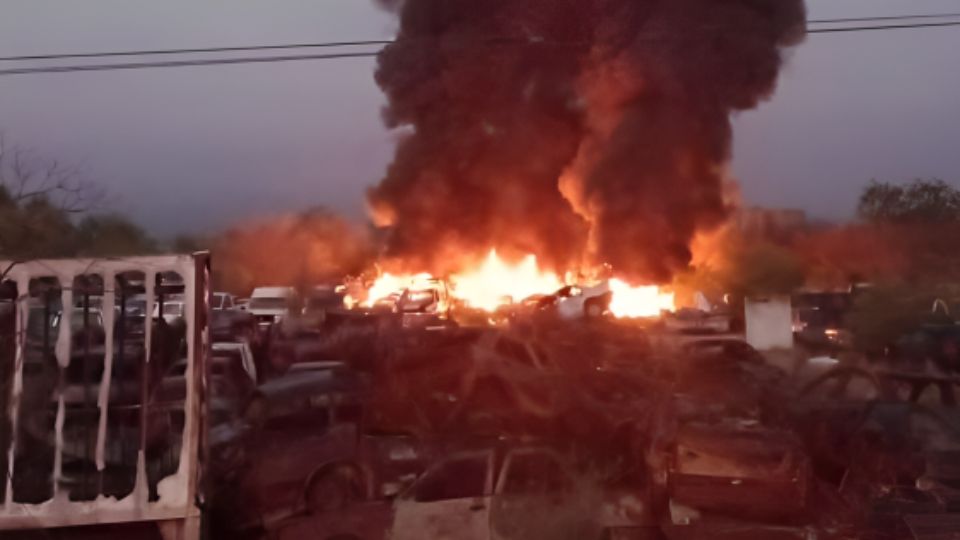 Incendio en Salinas Victoria