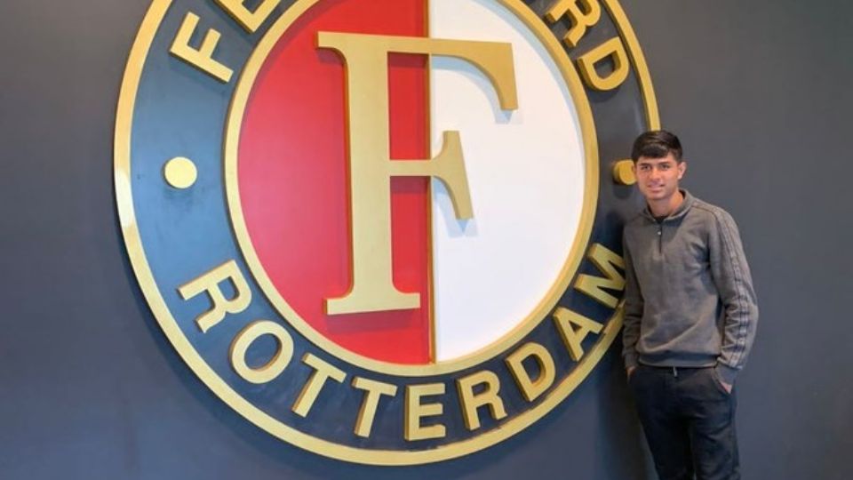 Luis Ángel Ibarra Mange en la institución del Feyenoord.