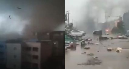 VIDEO: Azotan 2 tornados a China; reportan 10 muertos y casas destruidas