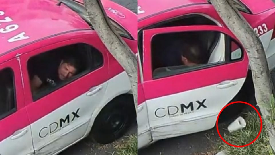 Taxista defeca y orina en calles de CMDX