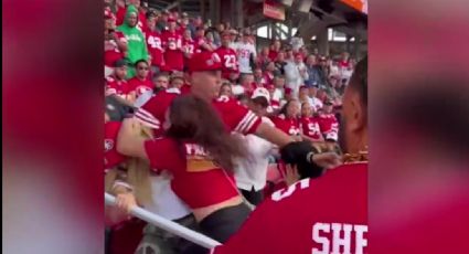 ¡Violencia en la NFL! Aficionados de los 49ers se agarran a golpes