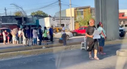 Bloquean cruce de Colón y Venustiano Carranza por falta de agua