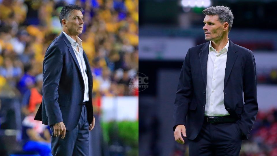 Robert Dante Siboldi y Fernando Ortiz, los directores técnicos de Tigres y Rayados en el Clásico Regio 133