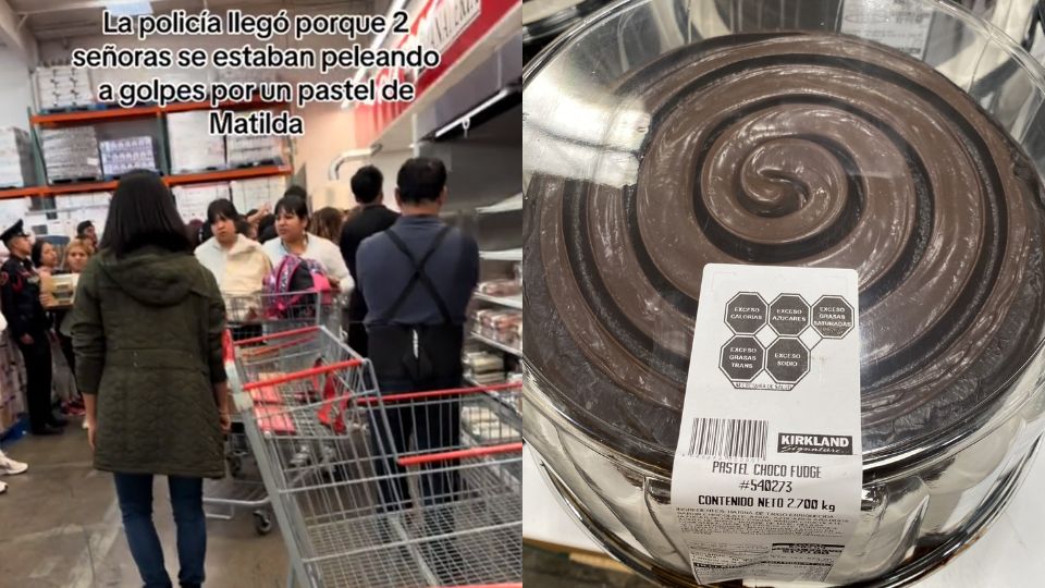 Pelean en Costco por pastel de chocolate