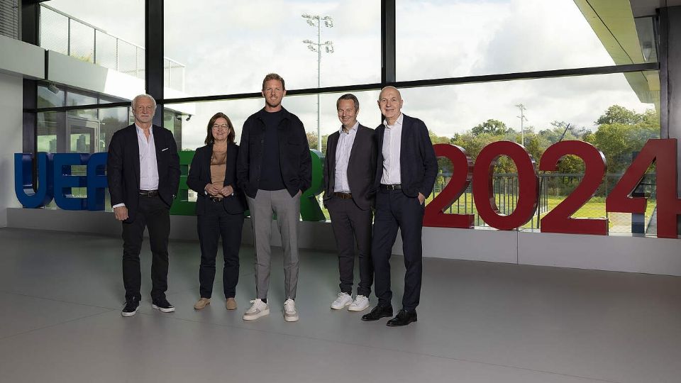 Julian Nagelsmann en su presentación como nuevo entrenador de Alemania.