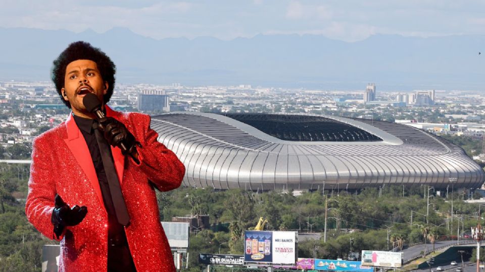 Estadio BBVA y The Weeknd.