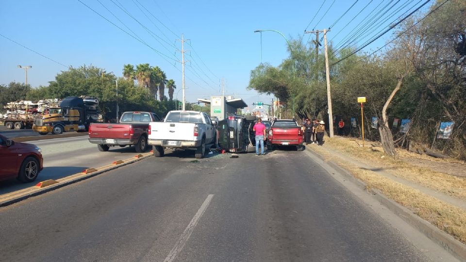 Accidente en Guadalupe.