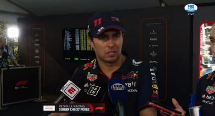 Es un día bueno para el equipo, no tan bueno para mí: 'Checo' Pérez