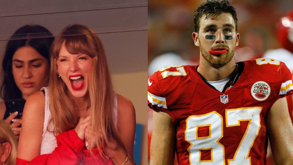 Taylor Swift y Travis Kelce.