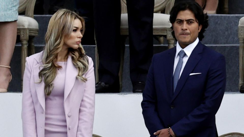 Nicolás Petro Burgos y su esposa.