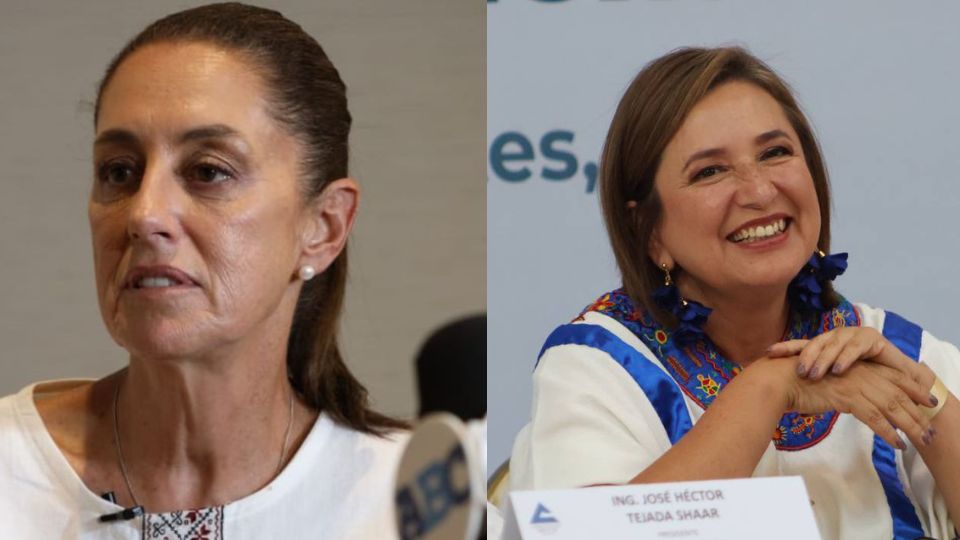 Claudia Sheinbaum y Xóchitl Gálvez.