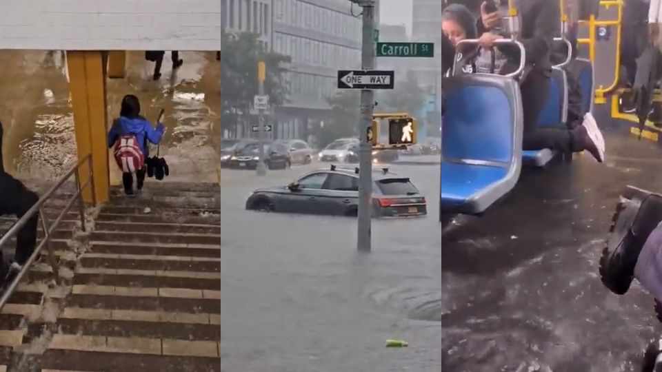 Nueva York registra inundaciones este viernes 29 de septiembre