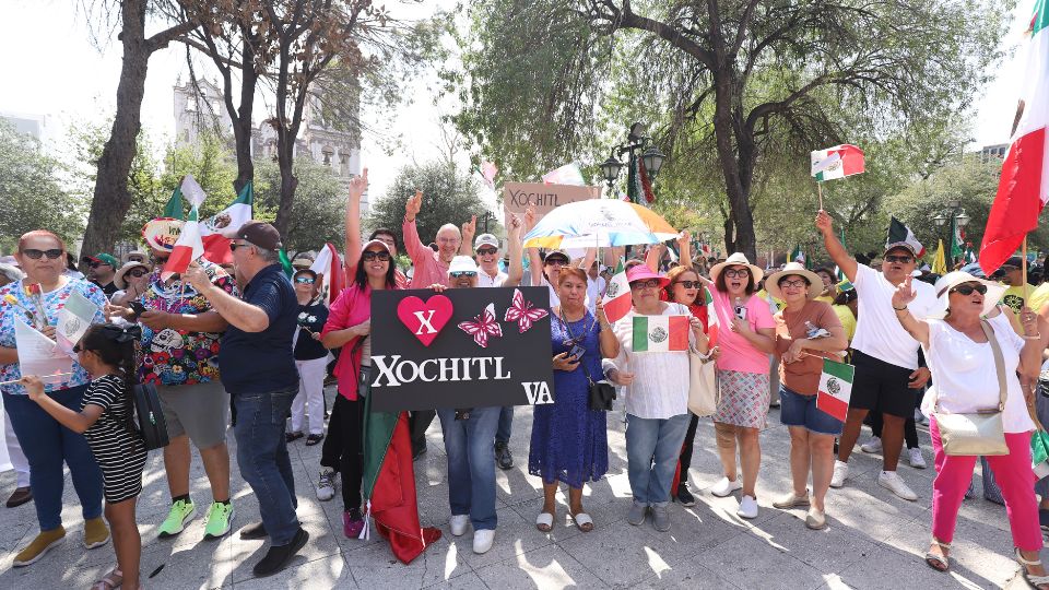 Celebración por el nombramiento oficial de Xóchitl Gálvez como candidata presidencial del Frente Amplio por México.