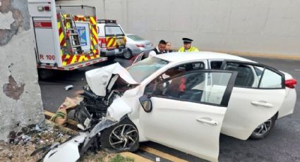 Estrellamiento deja un muerto en avenida Lázaro Cárdenas, San Pedro