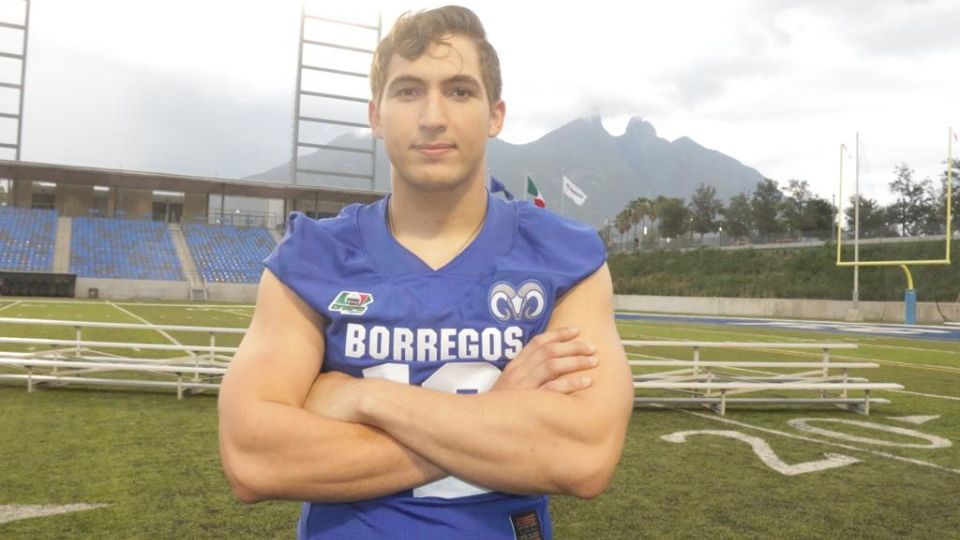 Eugenio Pedraza, el jugador regio del Tec de Monterrey, se declaró listo para el  Internacional Combine de NFL