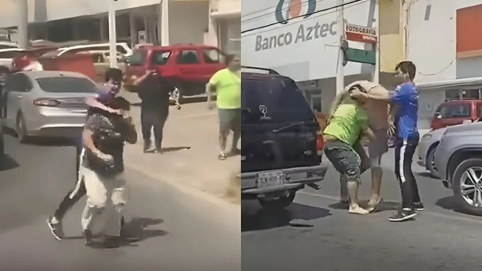 Riña en Escobedo, Nuevo León.