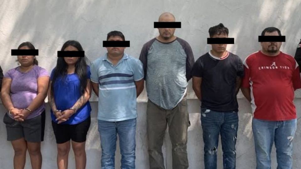 Parte de los detenidos en Juárez.