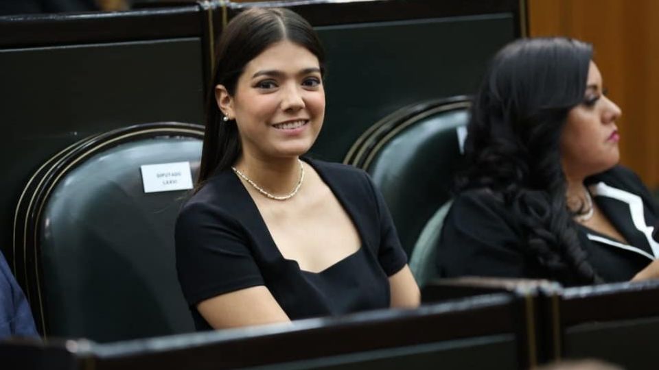 Cecilia Robledo desde su antiguo curul en Congreso | Facebook / Diputados PAN NL
