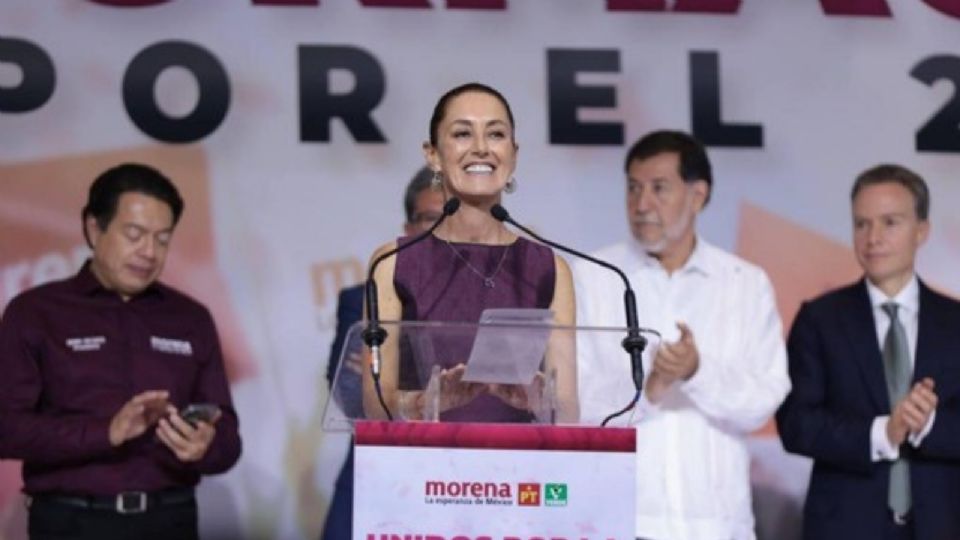 Claudia Sheinbaum gana el proceso interno de Morena rumbo a 2024.