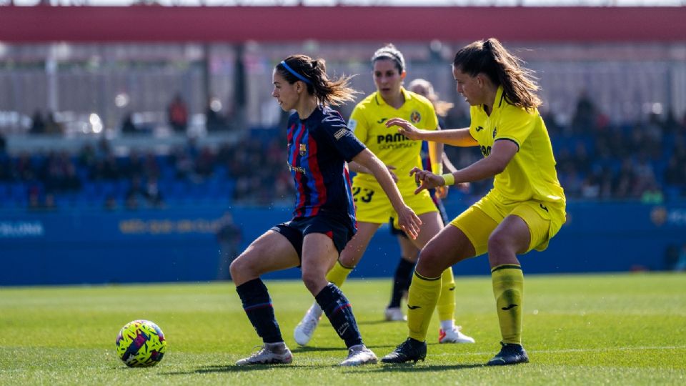 Partido entre Barcelona y Villarreal Femenil, de la temporada pasada en la Liga F