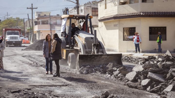 Guadalupe intensifica trabajos de bacheo en avenida Pablo Livas