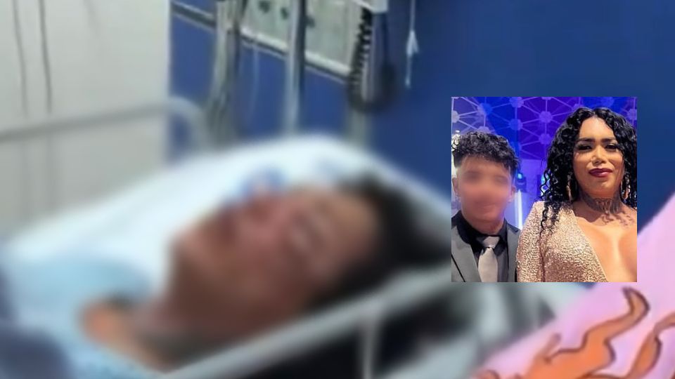 Los golpes propinados a Paola la llevaro a necesitar atención médica en un hospital.