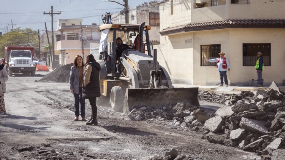 Programa de bacheo en Guadalupe.