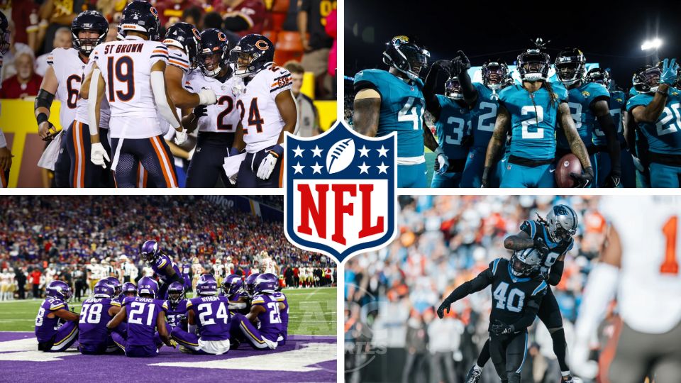 Los Chicago Bears, lo Jacksonville Jaguars y los Minnesota Vikings jugarán en Londres, mientras que Carolina Panthers lo harán en Múnich, Alemania.