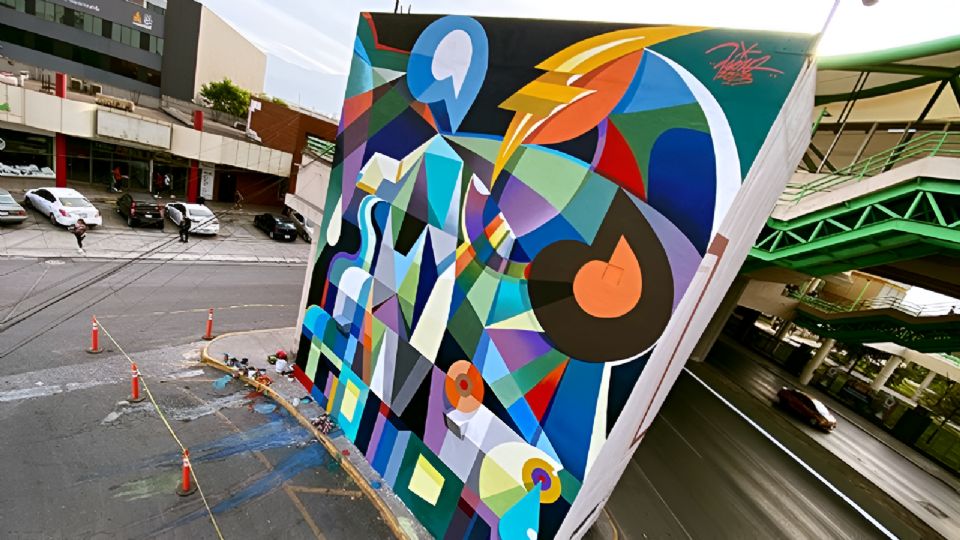 Mural que retrata dificultades tras la falta de agua en una sociedad | Facebook / Aserodriguez