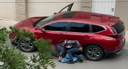 Captan violento asalto contra adulto mayor que acababa de salir del banco en Tijuana