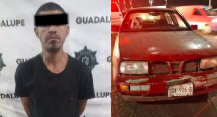 Hombre roba auto en Guadalupe y lo detienen gracias a cámaras de vigilancia