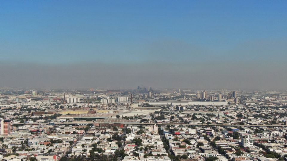 Aire contaminado en Monterrey