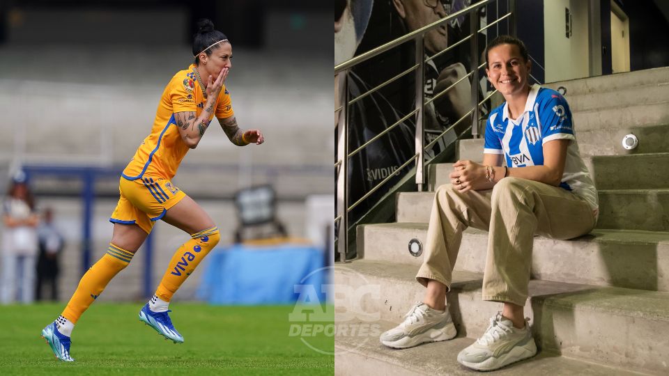 Las dos futbolistas que protagonizaron los fichajes más sonados en la Liga MX Femenil, Jennifer Hermoso y Merel van Dongen.