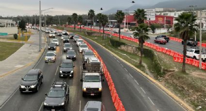 Abren carril de contraflujo en avenida Paseo de los Leones