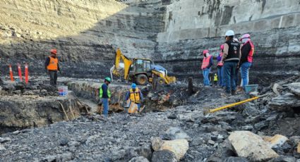 Hallan restos de un cuarto minero tras el derrumbe en El Pinabete en Coahuila