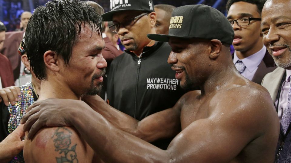 Pacquiao y Mayweather, se enfrentaron en el 2015 en Las Vegas