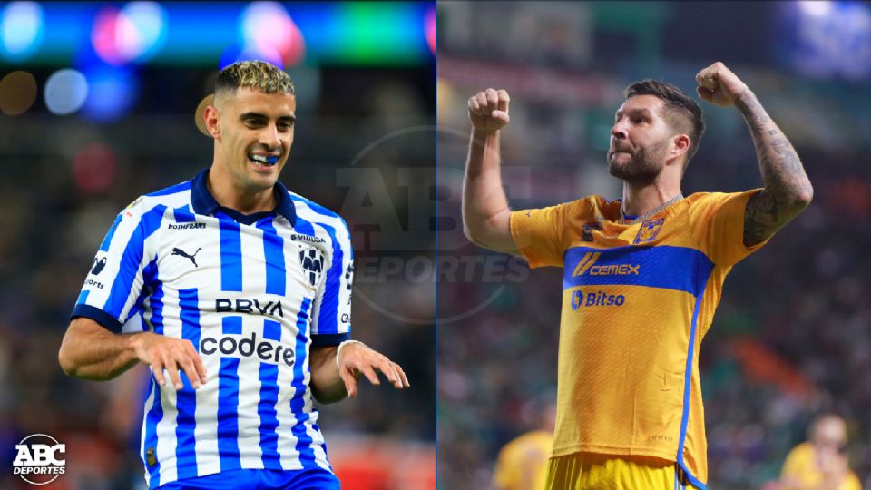 German Berterame y André-pierre Gignac son los delanteros de Rayados y Tigres respectivamente