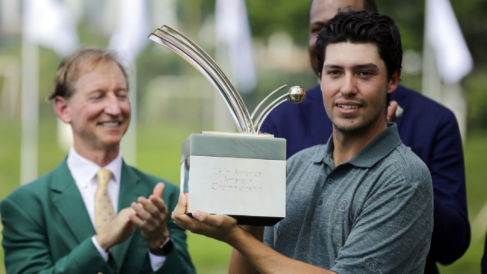 El mexicano Santiago De la Fuente, de 22 años, se coronó este domingo como el campeón del Latin America Amateur Championship 2024 de Golf.