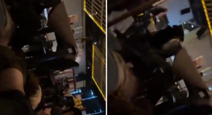 Hombre dispara contra fachada en bar de Guadalupe; clientes se tiran al suelo