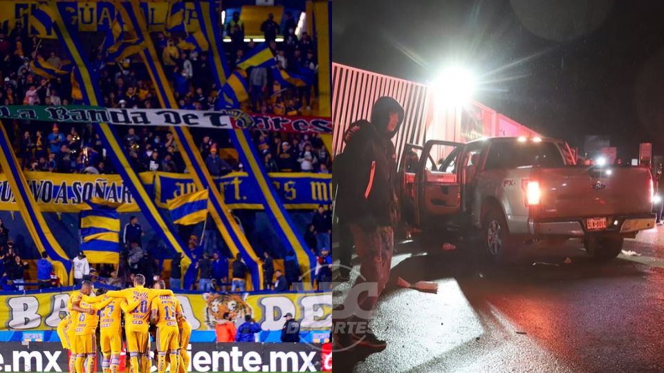 Los Libres y Lokos, grupo de animación del club Tigres, expresaron su apoyo a las personas afectadas de la afición de Rayados.